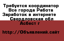 Требуется координатор - Все города Работа » Заработок в интернете   . Свердловская обл.,Асбест г.